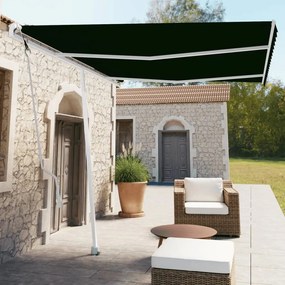 vidaXL Toldo automático independente 350x250 cm antracite