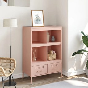 Móvel alto 68x39x101,5 cm aço rosa