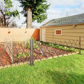 Cerca de Jardim em Liga de Alumínio Barreira de Exterior Extensível Ce