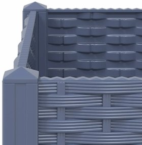 Canteiro elevado 120x40x38 cm polipropileno