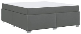 Estrutura da Cama Outros Cinzento escuro 180 x 200 cm tecido