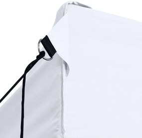 Tenda dobrável profissional festas 4 paredes 3x6m aço branco
