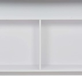 Conjunto de 2 Mesas de Bar Hanise Modulares - Branco - Design Moderno