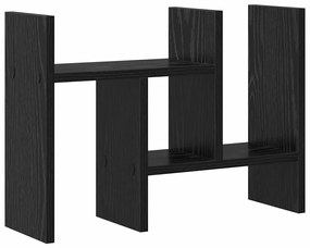 Organizador de Mesa Carvalho Preto 50x15.5x35.5 cm Madeira de Engenhar