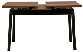 Conjunto de Mesa de Jantar Extensível e Cadeiras Oliver – Preto – Mesa