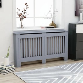 vidaXL Cobertura de radiador 152x19x81,5 cm MDF antracite