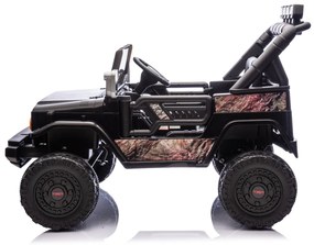 Carro elétrico para crianças Toyota FJ Cruiser XXL 24V 4x4, licença oficial (dois lugares), bateria de lítio portátil, chassis alto, suspensão traseir