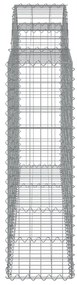 Cestos gabião arqueados 40 pcs 200x30x100/120 ferro galvanizado