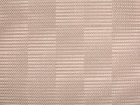 Conjunto de mesa com tampo em vidro temperado 180 x 90 cm e 6 cadeiras creme GROSSETO Beliani