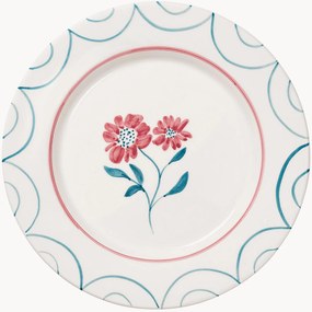 Prato de jantar pintado à mão Cottage Flower