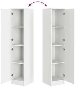 Armário Buffet Branco Madeira Engenheirada Moderado