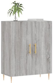 Aparador 69,5x34x90 cm derivados de madeira cinzento sonoma
