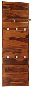 246351 vidaXL Bengaleiro madeira sheesham maciça 118x40 cm