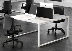 Secretária de Escritório Ilha 2 Postos 1800x1600x740mm – Kclose