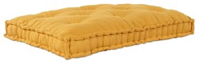 vidaXL Almofada de Sofá em Palete Amarelo Almofada única Algodão