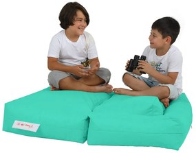 Pufe de Jardim Kids Double Seat – Turquesa – 100x40x50 cm | Tribo Home