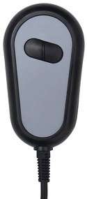 Poltrona de massagens elevatória couro artificial castanho