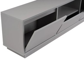 Móvel de TV Vanguard – Cinzento – 160x42x29,5 cm