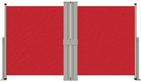 Toldo lateral retrátil 140x1200 cm vermelho