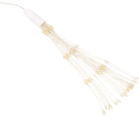 Iluminações estrelares Natal 140 LEDs 4 pcs 17 cm branco quente