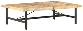 Mesa de centro 142x90x42 cm madeira de mangueira maciça