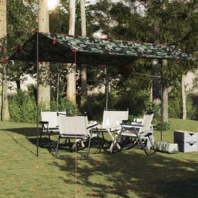 Lona de campismo 406x306 cm impermeável camuflagem