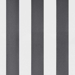 Toldo retrátil automático 600x300 cm antracite e branco