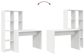 Mesa Branco 138.5 x 55 x 143 cm Madeira processada