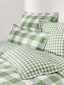 Capa de edredão em algodão xadrez Nels