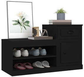 Sapateira 100x42x60 cm derivados de madeira preto