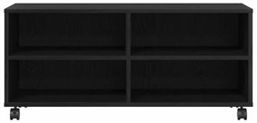 Armário de TV vidaXL Preto 90x35x35 cm em Madeira Derivada
