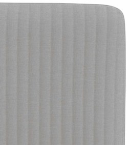 Cadeiras de jantar 4 pcs tecido cinza nuvem