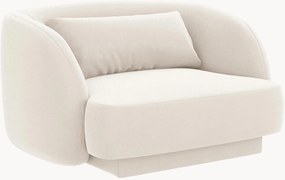 Poltrona com aspeto de veludo Tulum