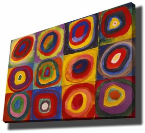 Quadro Decorativo 70100KANDINSKY008 – Multicolor – 70 x 100 cm
