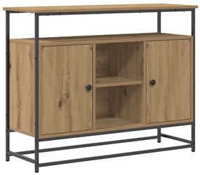 Sideboard vidaXL Artisan Carvalho 100x35x80 cm Madeira engenheirada e