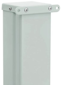 Toldo lateral retrátil para pátio 140x500 cm vermelho
