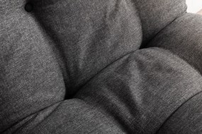 Sofá-Cama de 1 Lugar Misa – Cinzento Escuro – 110x70 cm
