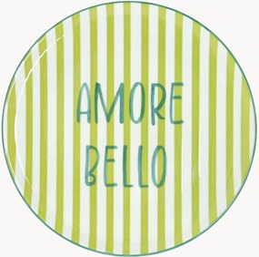 Prato de pizza em porcelana Amore Bello