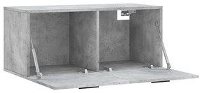 Armário parede 80x36,5x35 cm derivados madeira cinzento sonoma