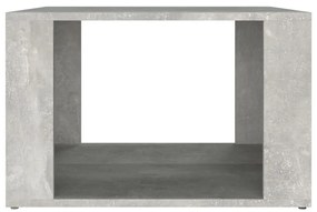 Mesa de cabeceira 57x55x36cm derivados madeira cinzento-cimento