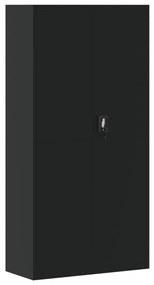 Arquivador 90x40x220 cm aço preto