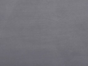 Cama de casal em veludo cinzento 180 x 200 cm FLAYAT Beliani