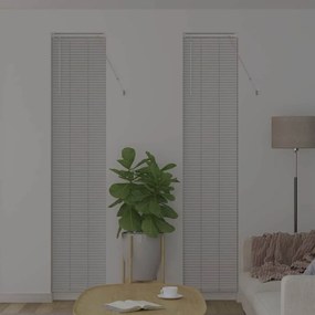 Persiana de Janela com cortinas Outros Manual Branco 40 x 220 cm Alumí
