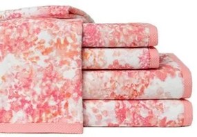 Jogo de toalhas de banho 3 peças 100% algodão 440gr./m2 -  GEORGIA CORAL Lasa Home