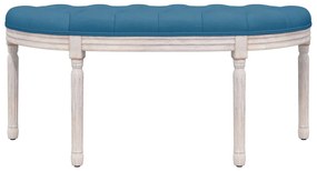 Banco 110,5x45x49 cm veludo azul