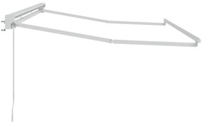 Toldo Manual Manual Branco 3.5 x 2 m