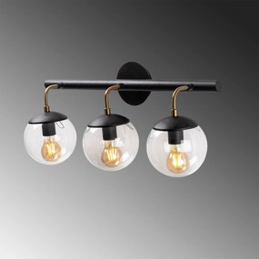 Candeeiro de Parede Gondol – Preto – 61 x 28 cm