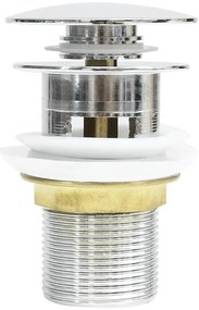 Conjunto de móveis de casa de banho derivados de madeira branco