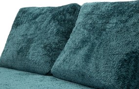 SOFÁ/CAMA FASTER TEAL 150X100X80 CM (COMPRIMIDO - TAMANHO DA CAMA 213X150X18 CM) AZUL