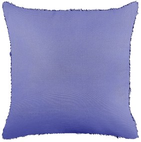 Almofada decorativa em algodão violeta 45 x 45 cm RHOEO Beliani
